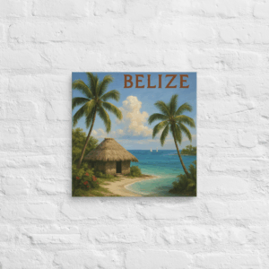 Tropical Belize Canvas Painting